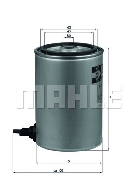 KNECHT Kütusefilter KC 87D