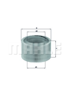 KNECHT Filtr powietrza LX 718