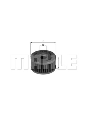 KNECHT Õlifilter OX 408