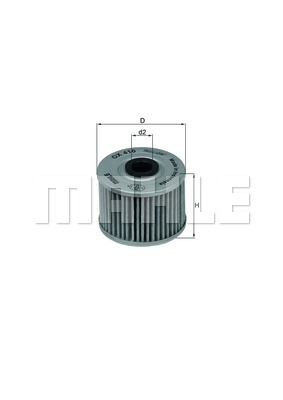 KNECHT Õlifilter OX 410