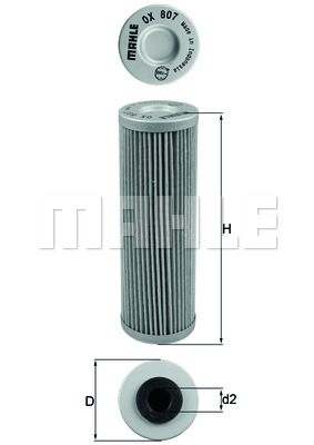 KNECHT Õlifilter OX 807