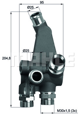 BEHR Termiostat, oljekylning TO 3 83