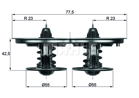 BEHR Termostat, środek chłodzący TX 32/1D