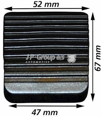JP GROUP Pedaalikate,Piduripedaal 8172200300