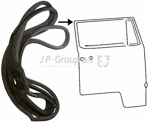 JP GROUP Uszczelka drzwi 8185700880