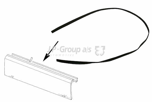 JP GROUP Uszczelka drzwi 8185701000
