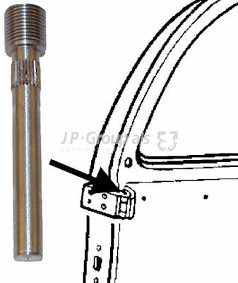JP GROUP Zawias drzwi 8187450800