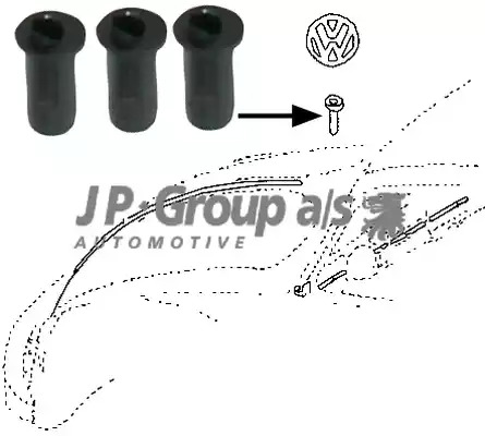 JP GROUP Emblemat na chłodnicy 8181650106