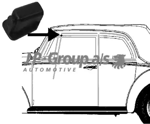 JP GROUP Uszczelka, okno boczne 8185250106