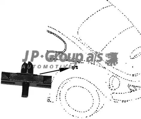 JP GROUP sąvarža, atšvaitas / apsaugos juosta 8186550406