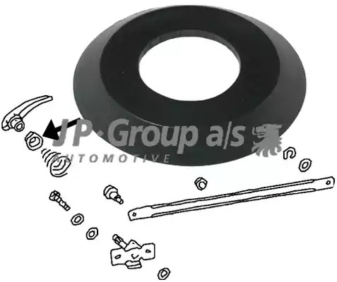JP GROUP Väljaspoolne uksekäepide 8187150106