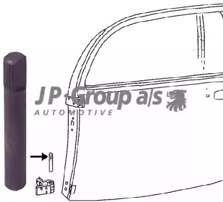 JP GROUP Zawias drzwi 8187450106