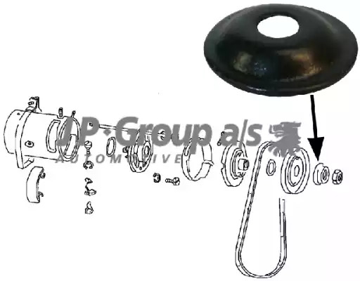 JP GROUP Koło pasowe, alternator 8190500206