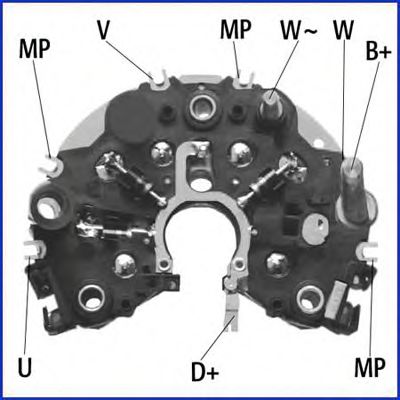 HITACHI Prostownik, alternator 139455