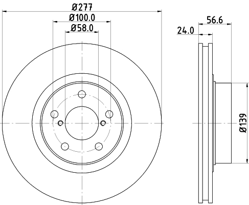 HELLA Piduriketas 8DD 355 118-101