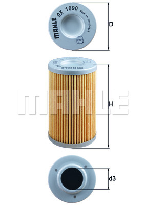 KNECHT Filtr oleju OX 1090