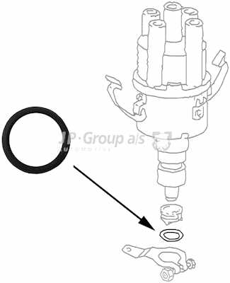 JP GROUP Rozdzielacz zapłonu 8191150106