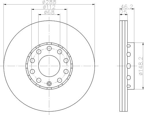 NF Parts Jarrulevy NF1699055