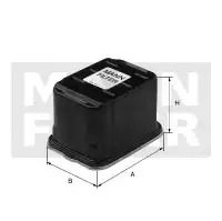 MANN-FILTER Kütusefilter WK 13 002