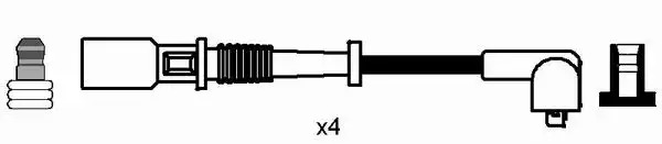 NGK Süütesüsteemikomplekt 44283