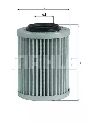KNECHT Filtr oleju OX 970