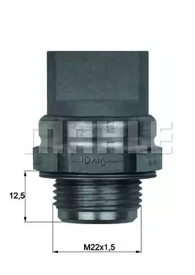 BEHR Temperatuurilülitus,radiaatorivent. TSW 32