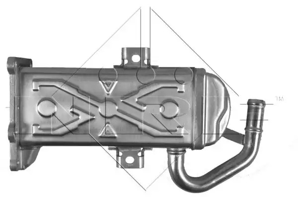 NRF Radiaator,heitgaaside tagasijooks 48115