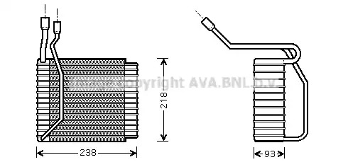 AVA QUALITY COOLING Förångare, klimatanläggning FDV110