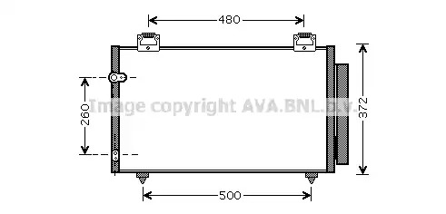 AVA QUALITY COOLING Kondensaator,kliimaseade TO5411