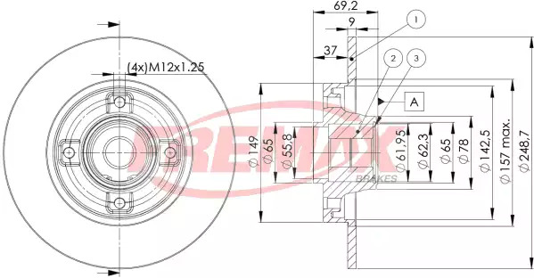 FREMAX Piduriketas BD-4745