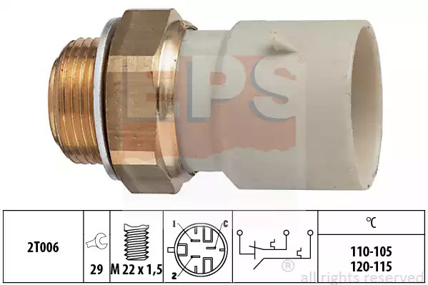 EPS Temperatuurilülitus,radiaatorivent. 1.850.657