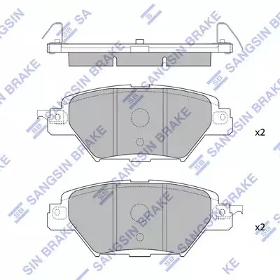 Hi-Q Piduriklotside komplekt, ketaspidur SP4120