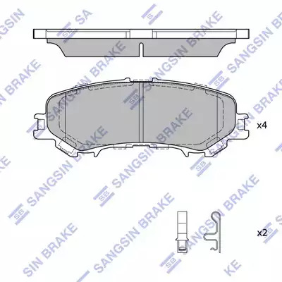 Hi-Q Piduriklotside komplekt, ketaspidur SP4220