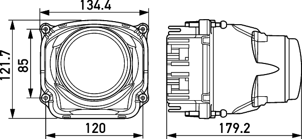 HELLA Zestaw, reflektor 1AL 012 758-101