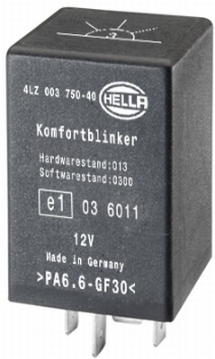 HELLA posūkio rodiklio pertraukiklis 4LZ 003 750-401