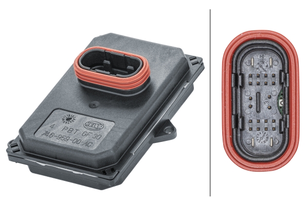 HELLA valdymo blokas, priekinis žibintas 5DF 010 114-411