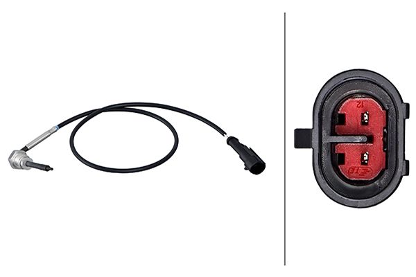 HELLA Sensor, avgastemperatur 6PT 358 181-791