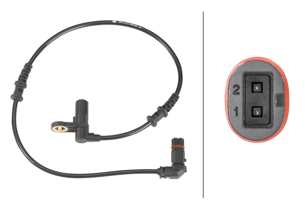 HELLA Czujnik, prędkość obrotowa koła 6PU 012 039-621