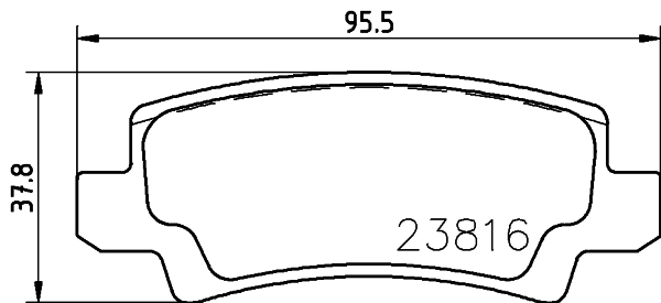 HELLA Zestaw klocków hamulcowych, hamulce tarczowe 8DB 355 010-841