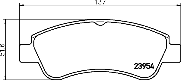 HELLA Piduriklotside komplekt, ketaspidur 8DB 355 011-071