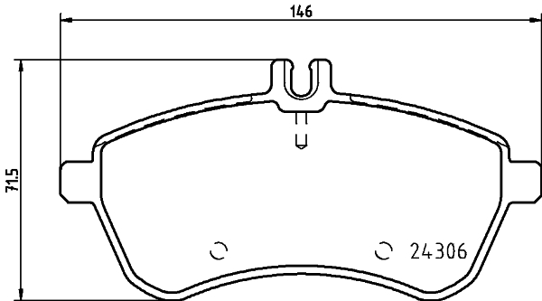 HELLA Piduriklotside komplekt, ketaspidur 8DB 355 012-601