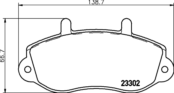 HELLA Zestaw klocków hamulcowych, hamulce tarczowe 8DB 355 019-321