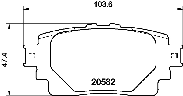 HELLA Jarrupala, levyjarru 8DB 355 040-121