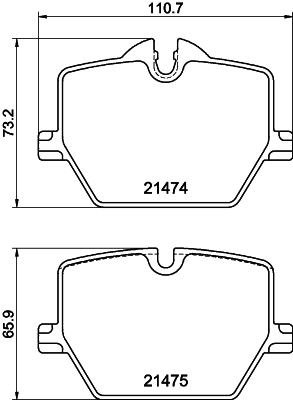 HELLA Jarrupala, levyjarru 8DB 355 040-601