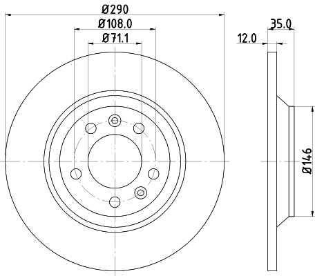HELLA Piduriketas 8DD 355 110-801