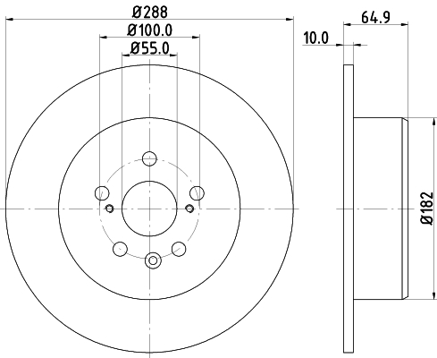 HELLA Piduriketas 8DD 355 111-701