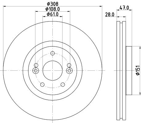 HELLA Piduriketas 8DD 355 113-741