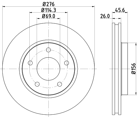 HELLA Piduriketas 8DD 355 116-241