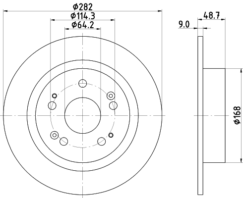 HELLA Piduriketas 8DD 355 116-521