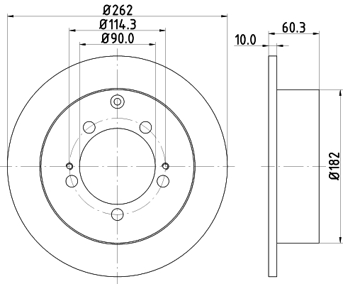 HELLA Piduriketas 8DD 355 118-661